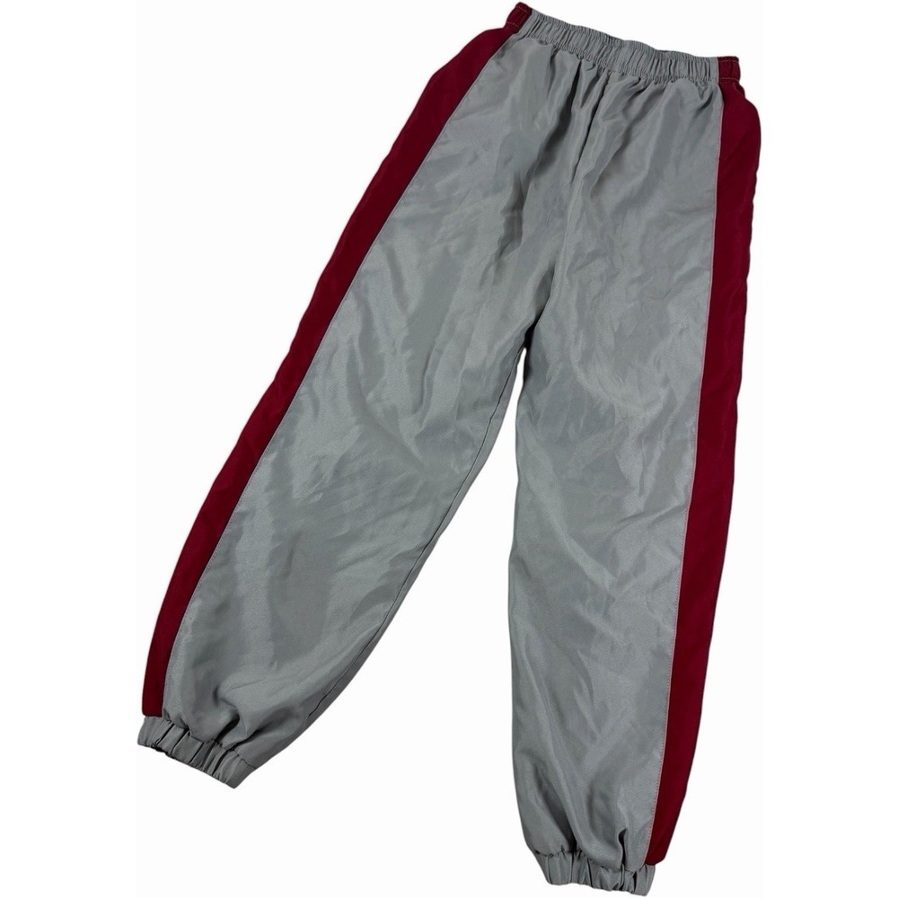 Everlast Boys Gray Maroon Side Stripe Track Pants Size M 10/12 Activewear